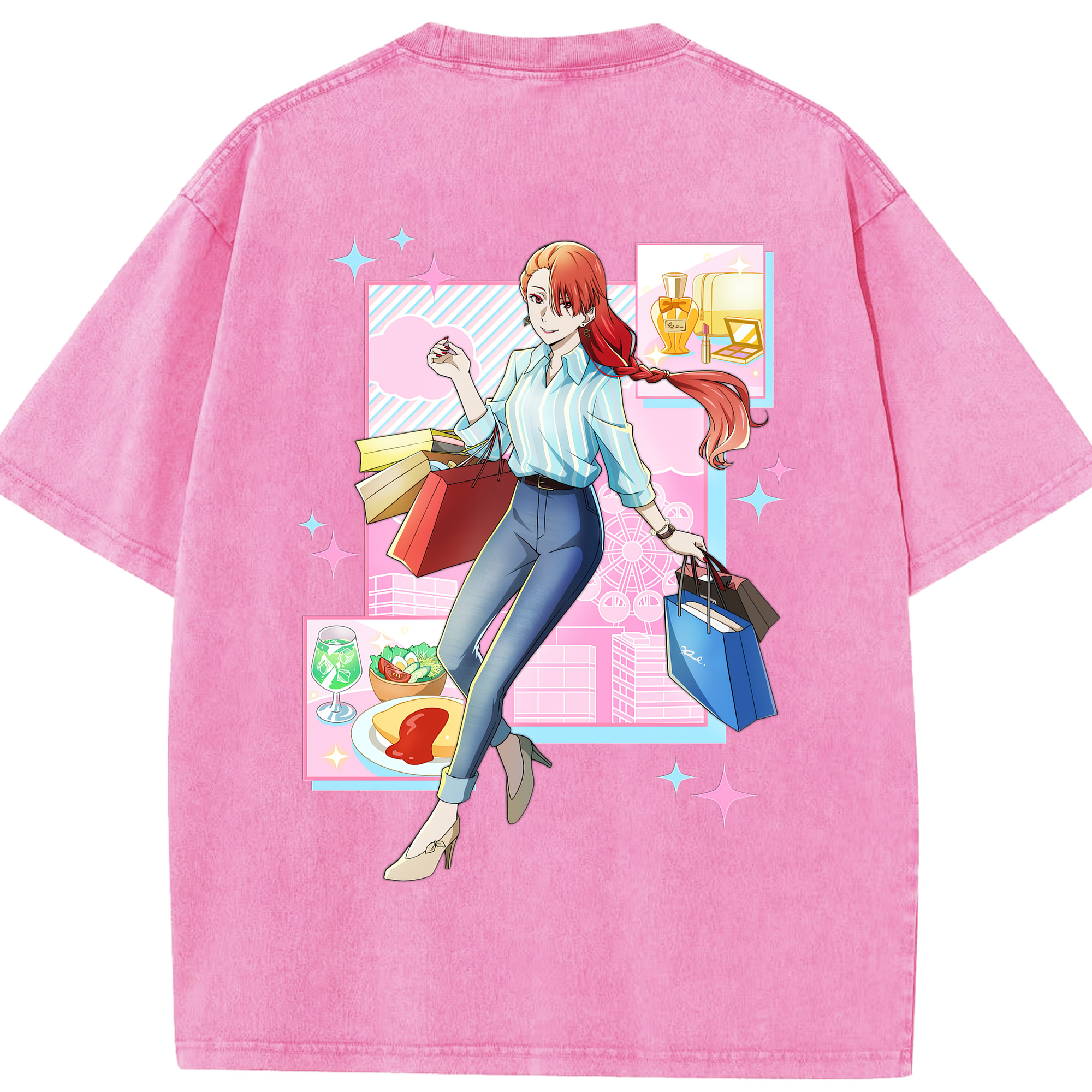 （画像用） 文豪ストレイドッグス Bungo Stray Dogs 綿100% ヴィンテージ風 半袖Tシャツ（背面プリント）